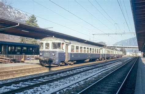 The Transport Library Interlaken Ost Four Car Bls Sez Train With Bt