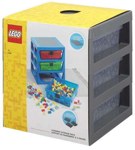 Lego Rangements Pas Cher Syst Me De Rangement Tiroirs Gris