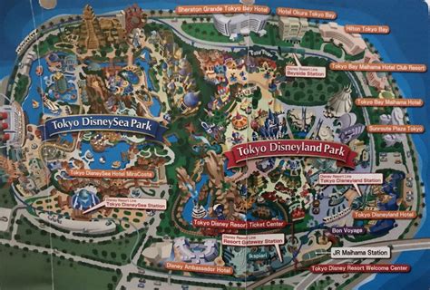 Tokyo Disney Resort Map