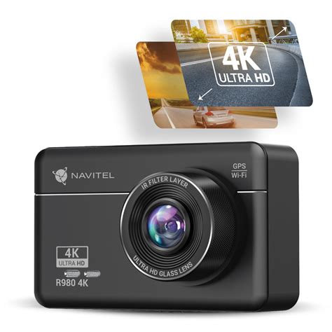 Видеорегистратор NAVITEL R980 4K — 3860x2160, GPS, Wi-Fi, сенсорный ...