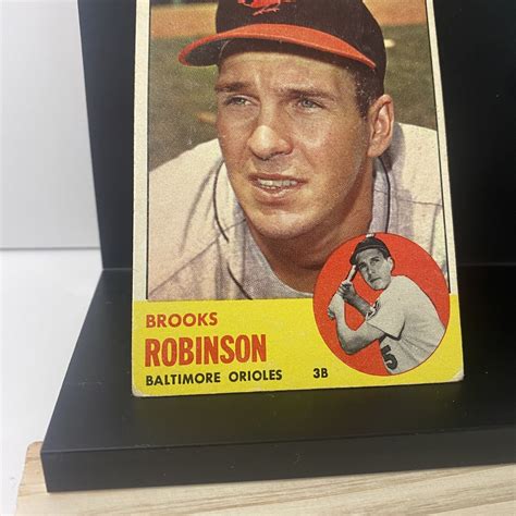 1963 Topps Set Break 345 Brooks Robinson VG Baltimore Orioles Vintage