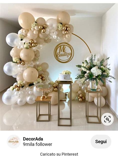 Pin De Giada Flore En Esimo Decoracion Bautizo Como Decorar Un