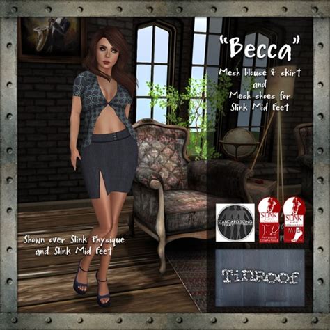 Second Life Marketplace - [TinRoof] "Becca" outfit - Cadet