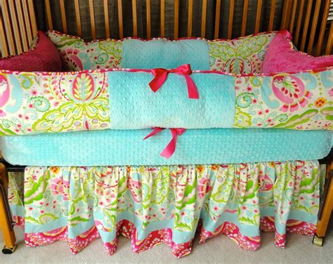 Custom Baby Girl Bedding Kumari Garden Etsy