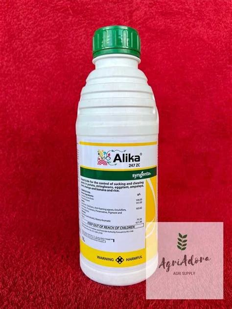 Alika 247 Zc Insecticide 1 Liter Syngenta Shopee Philippines