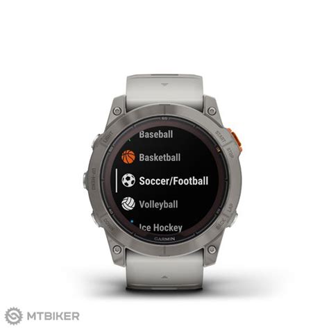 Garmin Fenix 7x Pro Sapphire Solar Hodinky Titanium Fog Gray Ember Orange Band Mtbiker Shop