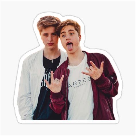 "Martinez Twins Merch" Sticker by Halla-Merch | Redbubble