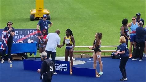 Women 400m Finals And Medal Ceremony At Uk Athletics Championships 2023 Youtube