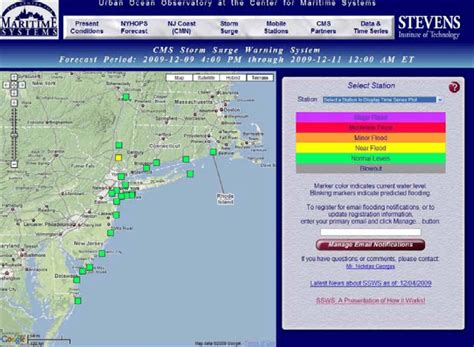 5.1. Storm Surge Warning System (also directly accessible through ...