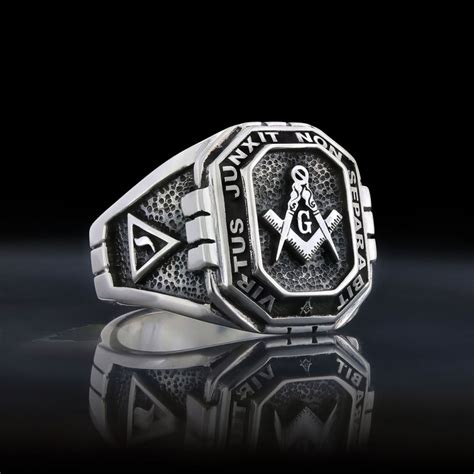 Handmade Lodge Masonic Ring Custom Mason Ring