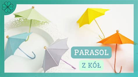 Jak zrobić Parasolka z papierowego koła DIY Tutorial YouTube