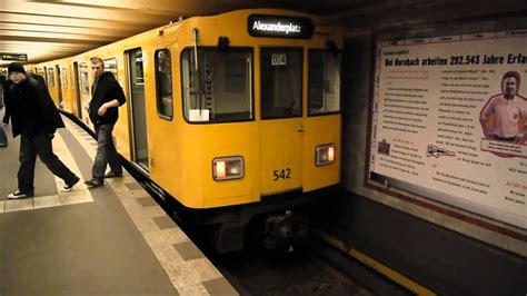 U Bahn Berlin Bahnhof Alexanderplatz U2 1080p YouTube