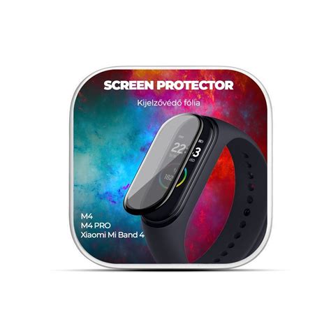 Xiaomi Mi Band 4, M4, M4 pro okoskarkötő fólia, kijelzővédőfólia ...