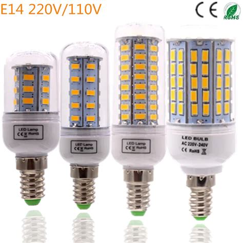 Lampada Led E Led Lamp Smd V Leds Corn