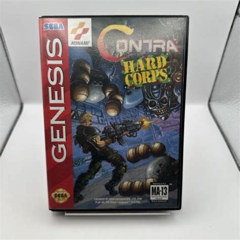 Contra Hard Corps Sega Genesis Konami Tested Authentic Ebay