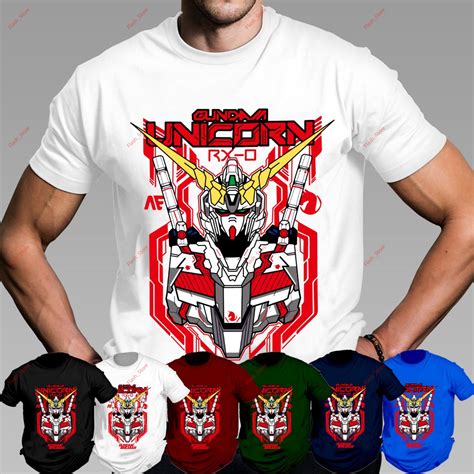 SHOPEE NO 1 RED UNICORN GUNDAM VIRAL BAJU LELAKI PEREMPUAN UNISEX