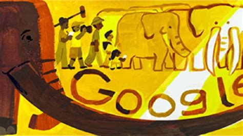 Google célèbre Ahmed l éléphant légendaire aux défenses majestueuses