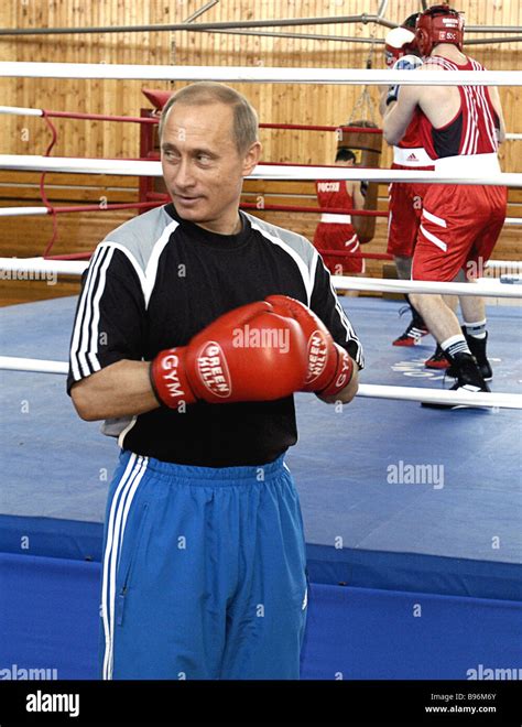 President Vladimir Putin Visiting The Russian Boxing National Team S