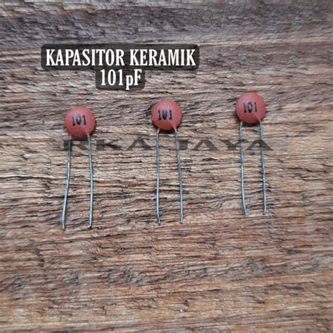 Jual Kapasitor Keramik 101pf Ceramic Capacitor 101 Pf Shopee Indonesia