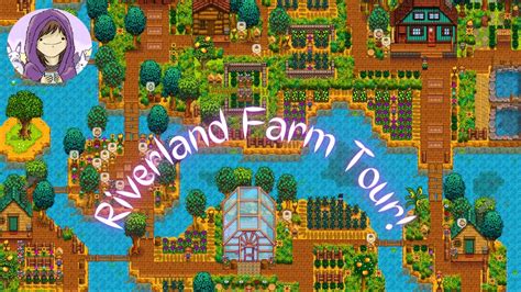 Riverland Farm Tour Stardew Valley No Mods Ps4 Youtube