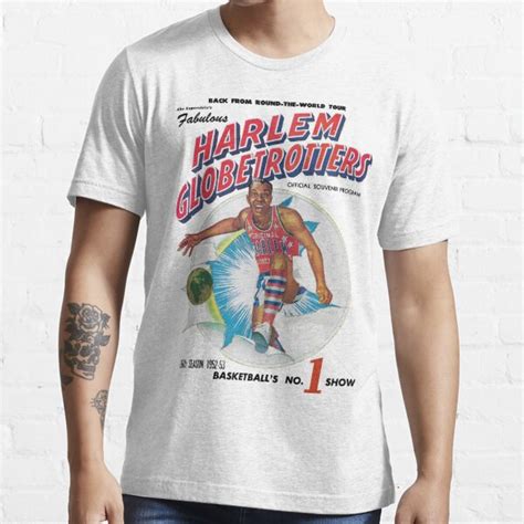 The Harlem Globetrotters Poster 1952 53 T Shirt For Sale By Ric1977 Redbubble The Harlem