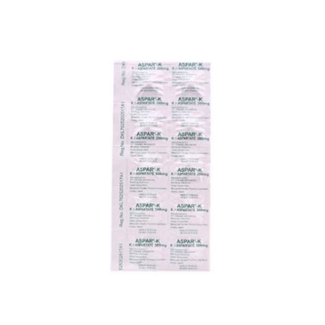 Aspar K 300 Mg 10 Tablet Alodokter Shop