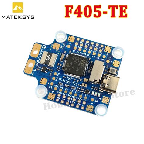 Matek Mateksys F405 Te F405 Stm32f405rgt6 Flight Controller Built In Osd Sd Slot Dual Bec For