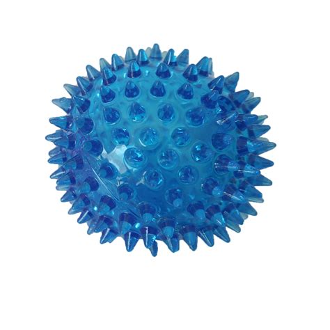 Squeaky Blue Spiky Ball Dog Toy - Etsy