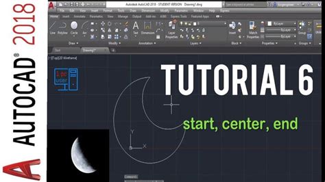 Autocad 2018 Arc Command Tutorial Types Of Arc In Autocad 2018