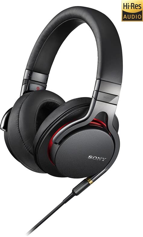 Sony Wired Over The Ear Hi Res Headphones Black Mdr1ab Best Buy
