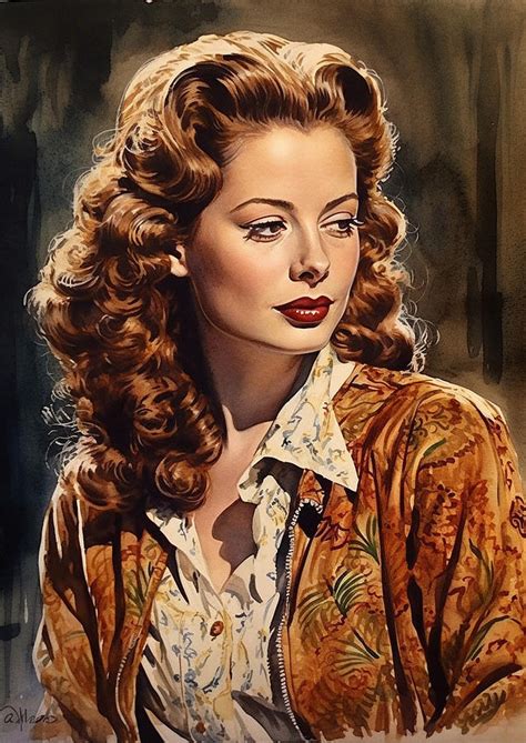 Jane Greer Digital Art By Dieu Vuong Kha Fine Art America