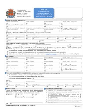 Completable En L Nea Sedeelectronica Ayto Corvera Autorizacin Para