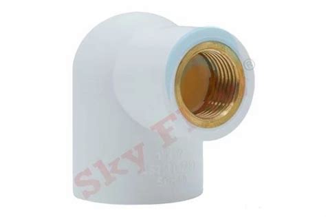 Sky Flow White Upvc Brass Elbow Pipe Fittings At Rs Piece In