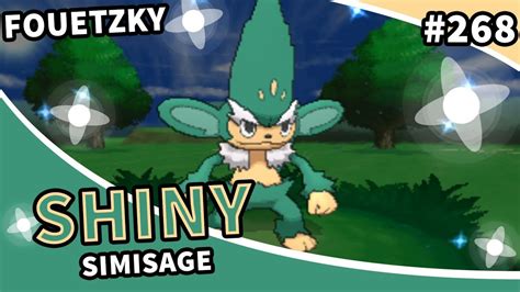 Shiny 268 Epic Luck Shiny Simisage Live Reaction Pokémon Xandy Friend