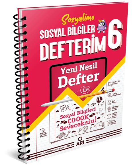 Sosyalimo Akıllı Sosyal Bilgiler Defteri 6 Sınıf Arı Yayın Arı