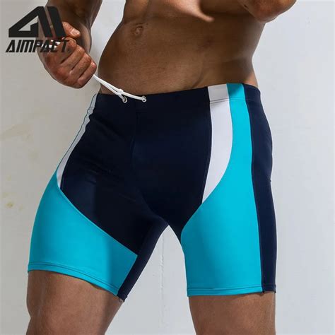 New Men Swimwear Swimsuits Print Surf Board Boxer Shorts Trunks Long