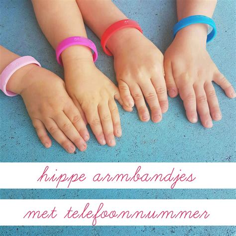 Hippe Sos Armbandjes Met Naam En Telefoonnummer Leuk Met Kids Leuk