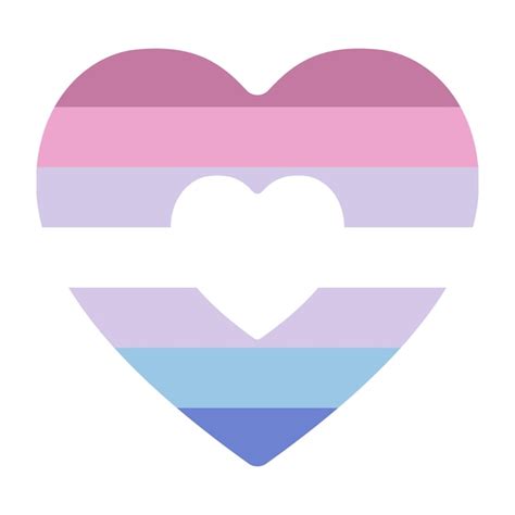 Premium Vector Bigender Pride Flag In Shape Presence Of Who Identify