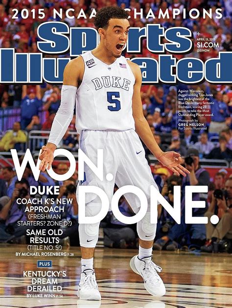 Won Done 2015 Ncaa Champions Sports Illustrated Cover Photograph By