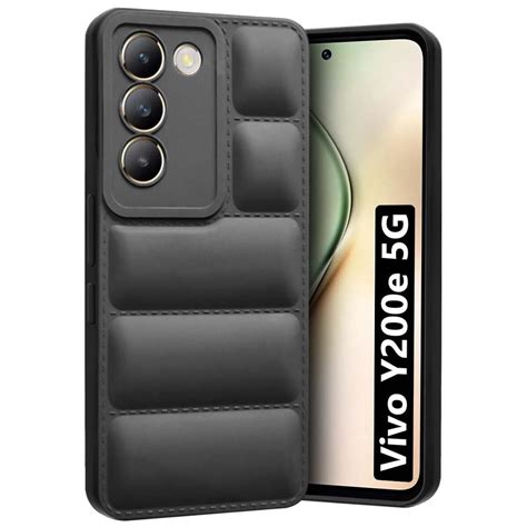 Fashionury Back Case Cover For Vivo Y200e 5G Matte Soft Case