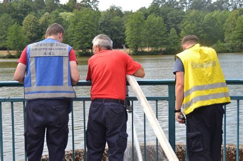 Feuerwehr Rettet Fische Im J Gersburger Br Ckweiher Homburg