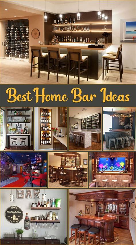 Designs to Make Your Home Bar Look Aesthetically Sound! | Home bar sets, Home bar rooms, Diy ...