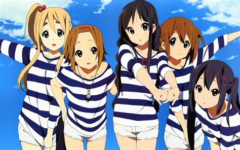 Wallpaper Illustration Anime Girls Cartoon K On Akiyama Mio Hirasawa Yui Tainaka Ritsu