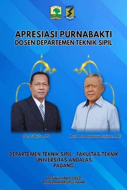 Apresiasi Purnabakti Dosen Departemen Teknik Sipil Fakultas Teknik