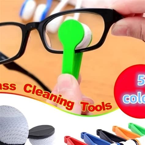 Portable Mini Sun Glasses Cleaner Brush Eyeglass Spectacles Temu