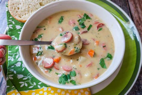 German Potato Soup With Wieners Gluten Free Only Gluten Free Recipes