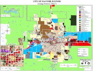 City of Macomb, Illinois – Zoning Map A | City of Macomb