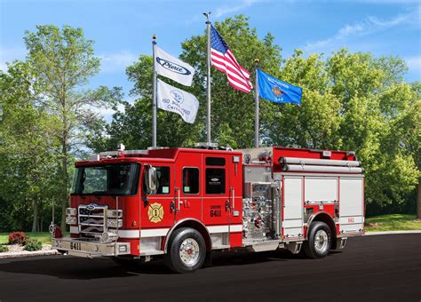 Pierce Fire Truck - Enforcer Pumper delivered to Lakewood Fire District #1 - FSS