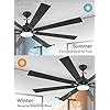 Amazon Zmishibo Inch Large Ceiling Fans With Lights And Remote