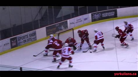 York Lions Men S Hockey Vs No Mcgill Redmen Highlights Nov